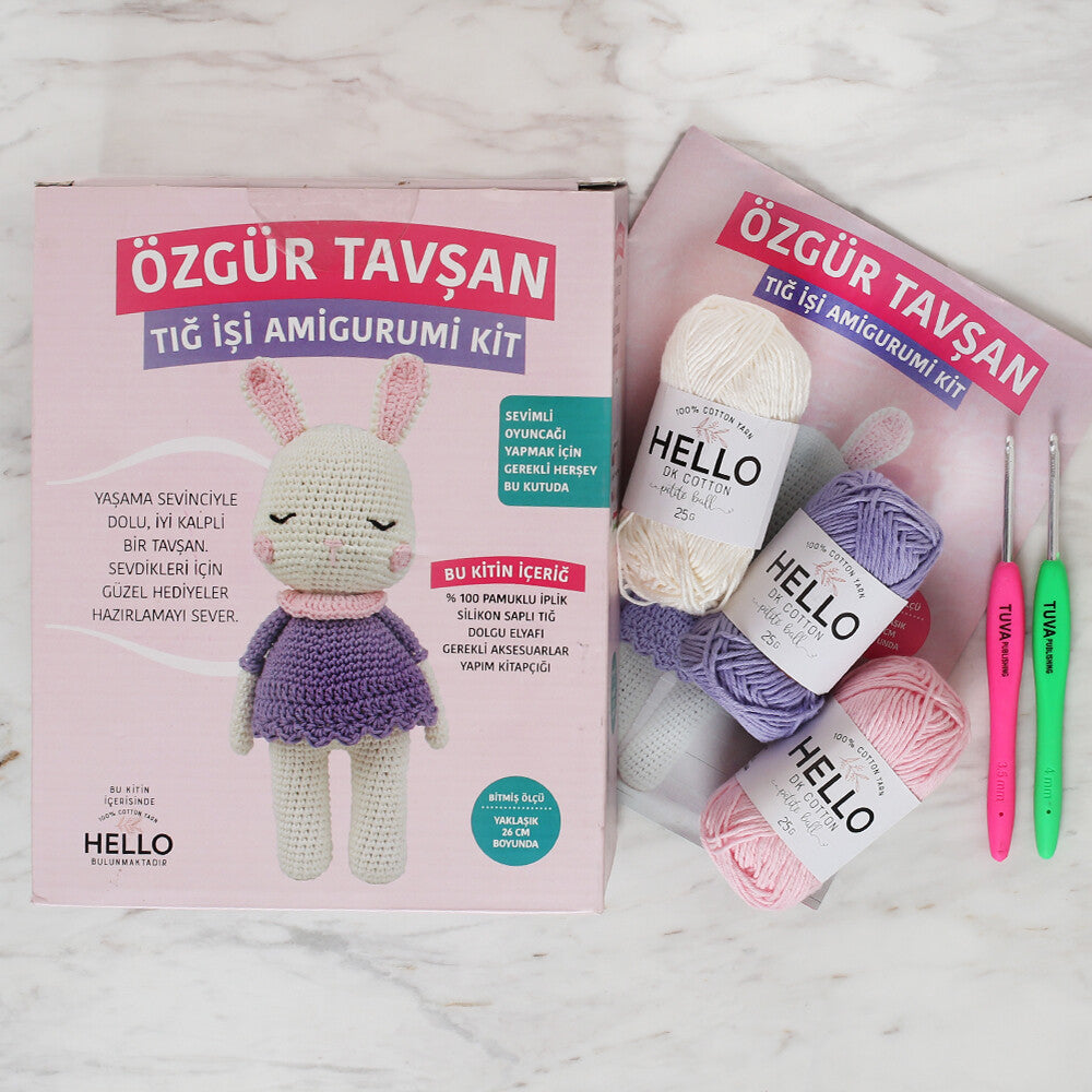 Tuva Amigurumi Kiti - Özgür Tavşan - MGAK01